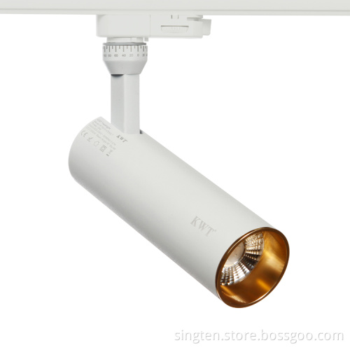 commercial led track lighting 3 wires 4 wires track lighting systerm